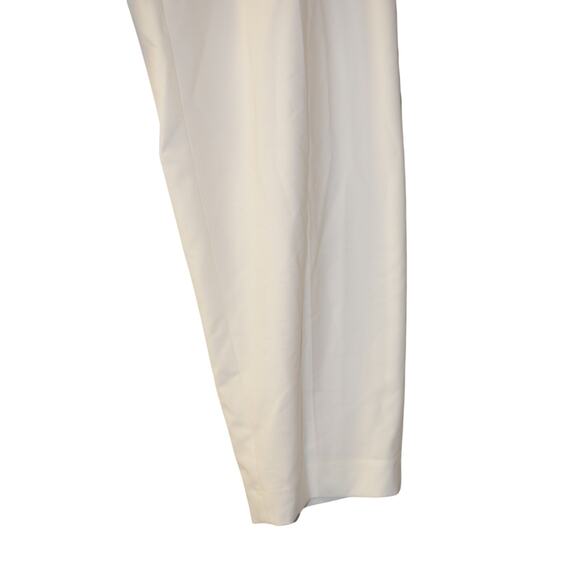 Donna Karan New York Women's Pleated Straight-Leg Pants in Cream - Picture 3 of 3